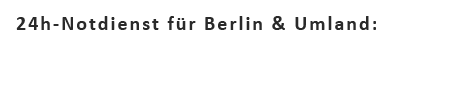 Reparaturservice Berlin anfragen: Tel: 030 / 37592791 oder - 96